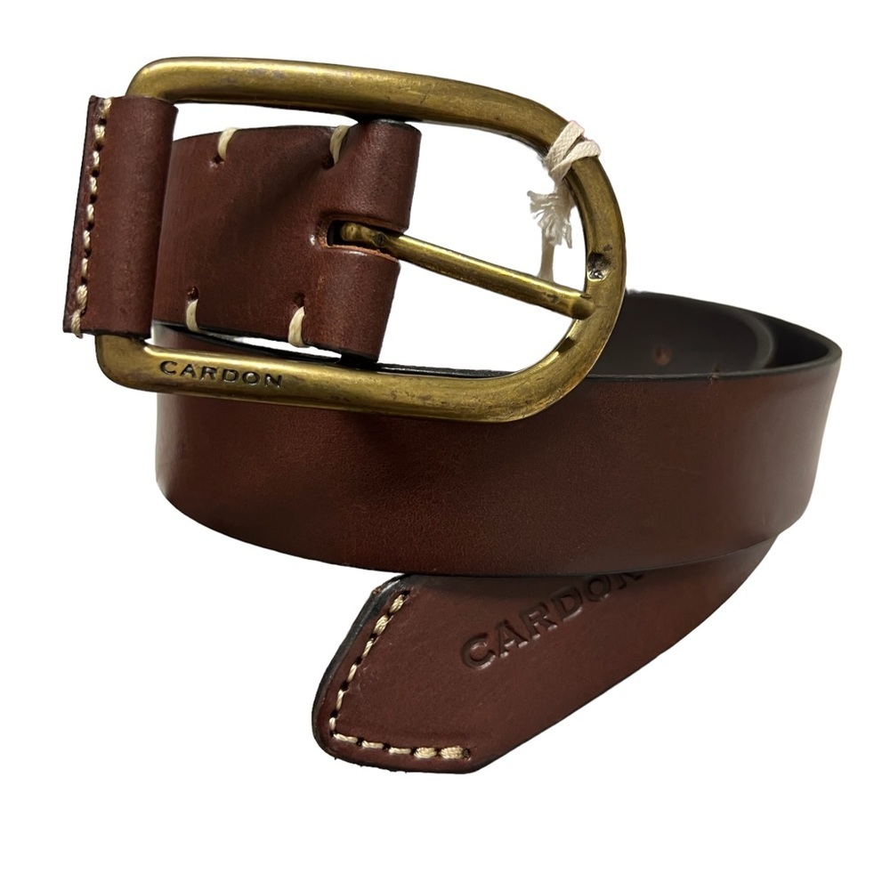 Cardon Unisex Brown Leather Belt NWT